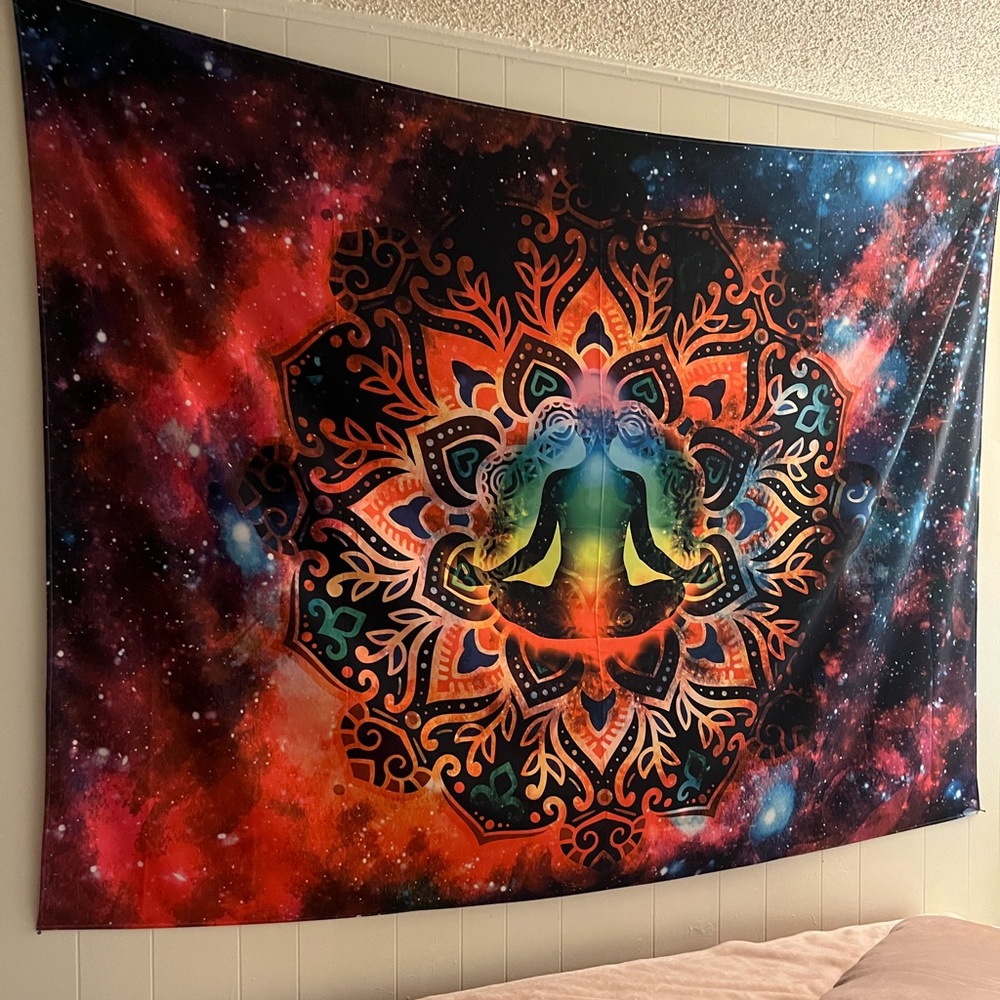 Vibrant Mandala Tapestry Wall Hanging
